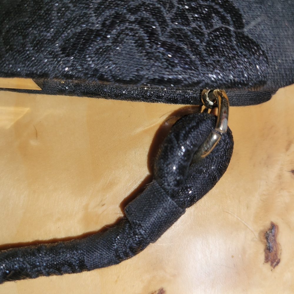 Banana Republic 90s Elegant Black Handbag. EUC - Picture 4 of 11